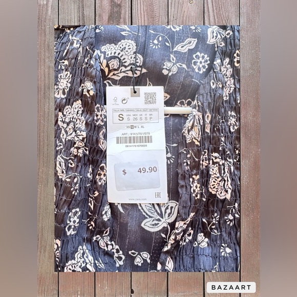 ZARA long sleeve mini dress, New - Picture 5 of 5